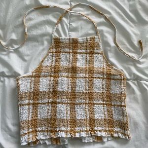 American Eagle Tie Halter Top